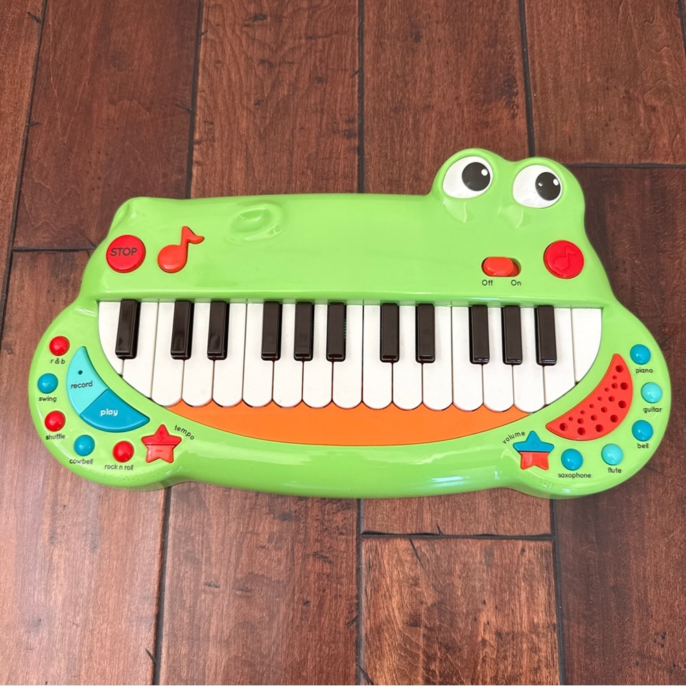 Green Frog Keyboard Toy